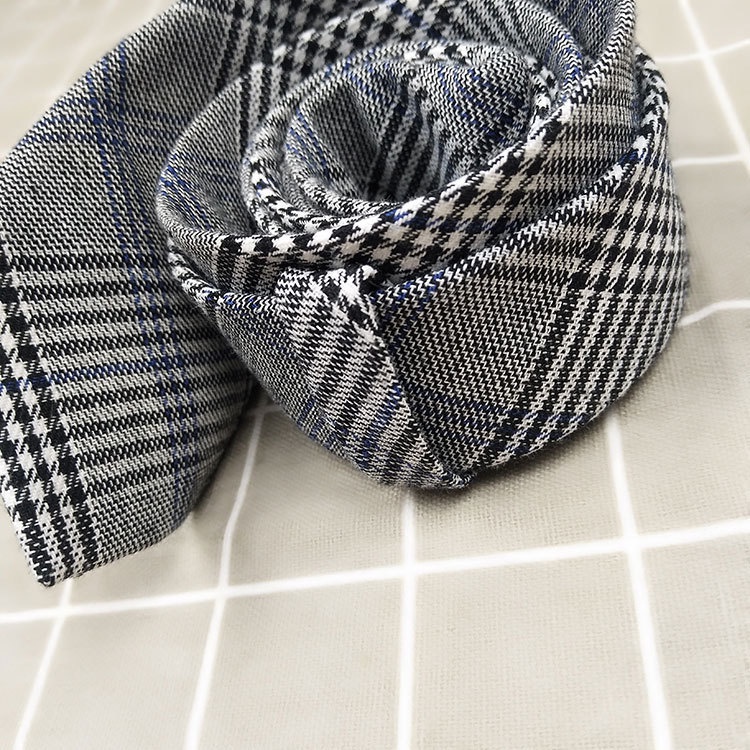 Cà Vạt Cotton Dài Họa Tiết Sọc Caro Màu Sắc Cổ Điển Cho Nam Nữ