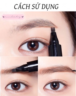 Kẻ mày phẩy sợi Tint My 4-Tip Brow