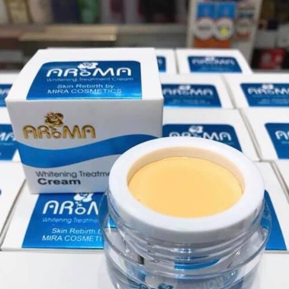 Kem Dưỡng Da Aroma Whitening Treatment Cream 18g