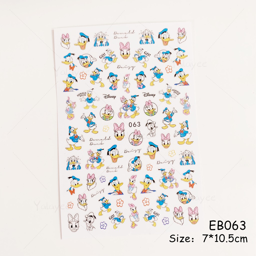 Hình Dán Yalayee [Thưa Trang Bị] Vịt Donald Dòng Disney