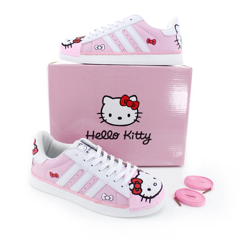 Giày Thể Thao Họa Tiết Hello Kitty Doraemon Size 35-40❤️
