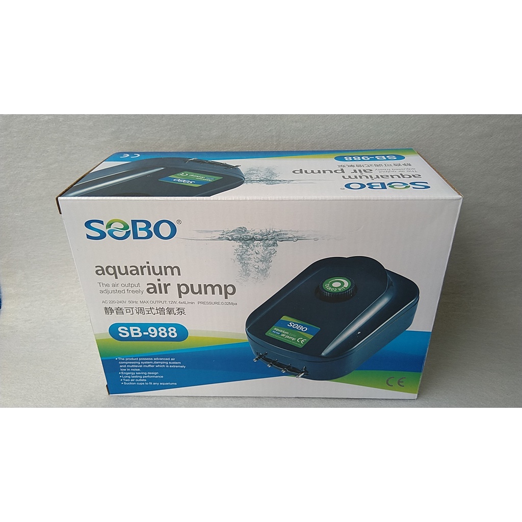 Máy sủi khí oxi 4 vòi SOBO dùng cho hồ cá .
