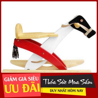 Đồ chơi gỗ Winwintoys 61252 - Ngựa xếp bập bênh