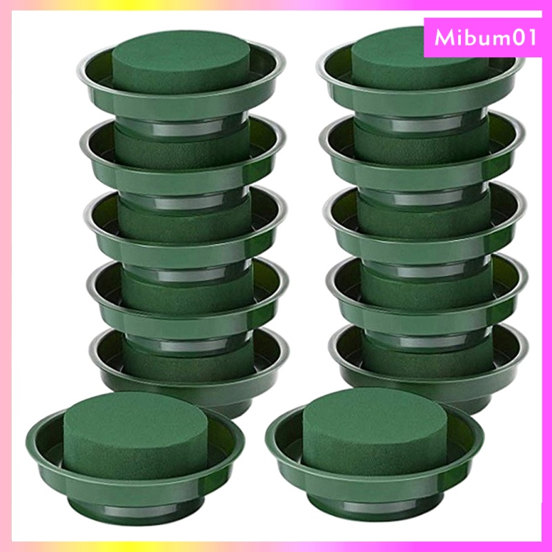 Set 12 Mút Cắm Hoa Khô Hình Tròn Dùng Trang Trí Tiệc Cưới Diy