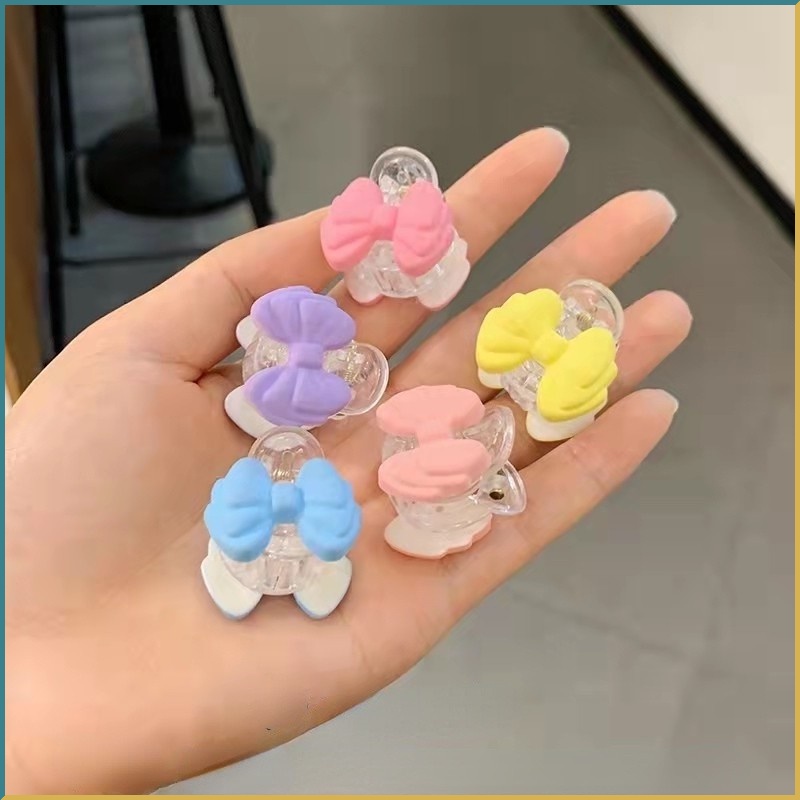 Kẹp Tóc Hình Nơ Màu Kẹo Ngọt Cỡ Nhỏ Dễ Thương Thời Trang Mùa Hè Cho Bé Gái