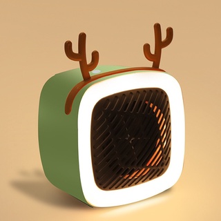 Quạt - Máy Sưởi Mini - Mẫu mới nhất 2021 [HOT] Để bàn làm việc, bàn học cho trẻ em. TẶNG 5 MÓC DÍNH