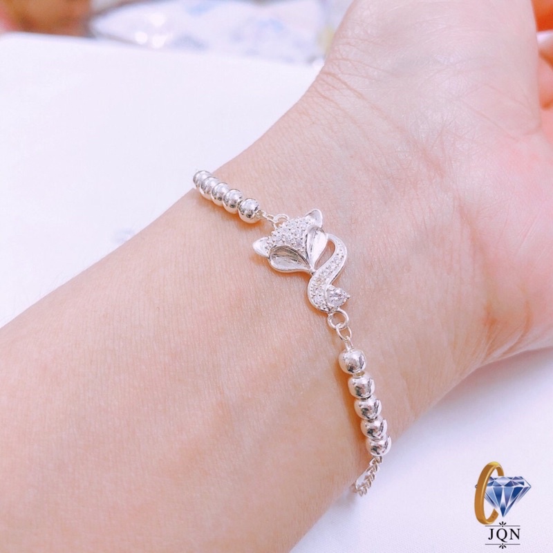 Lắc tay bạc thật hồ ly may mắn tình duyên chất liệu bạc ta sáng đẹp/ JQN gian hàng uy tín, chất lượng