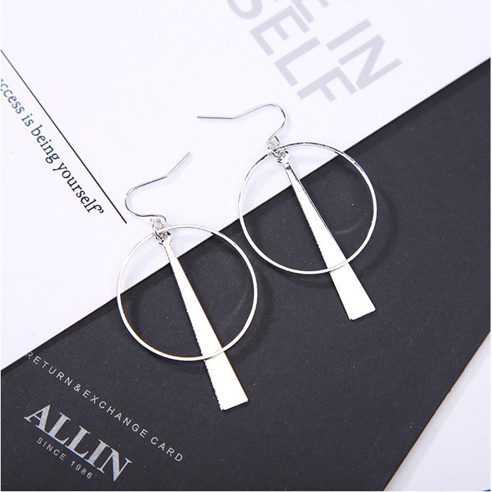 BÔNG TAI TRÒN KÈM TAM GIÁC MS10