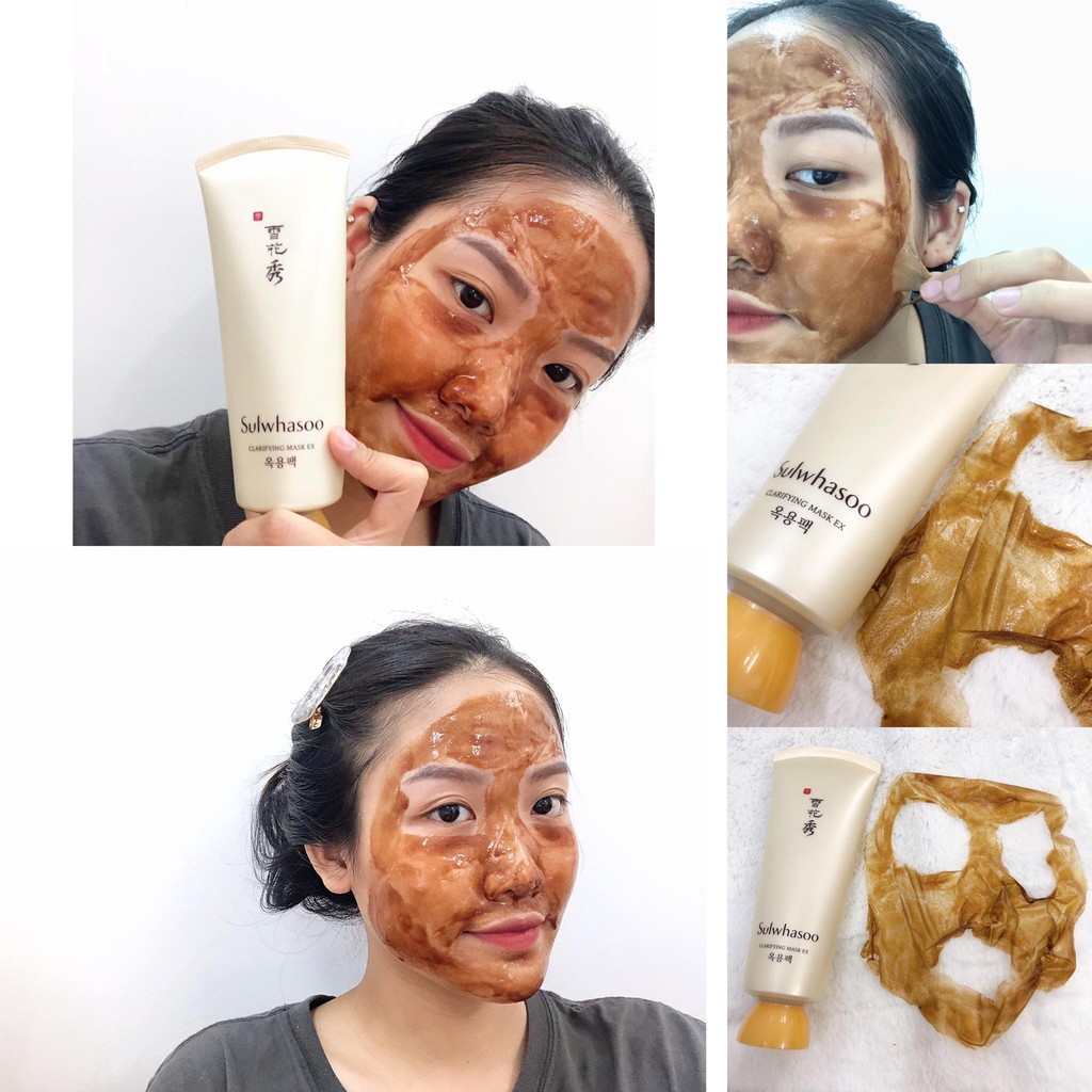 Mặt nạ lột thảo dược sạch sáng da nhân sâm Sulwhasoo Clarifying Mask Ex 35ml - Chính hãng LG Hàn Quốc