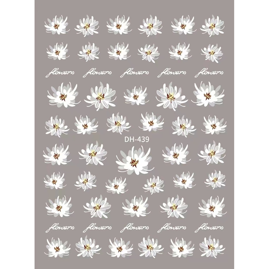 Sticker trang tri nail