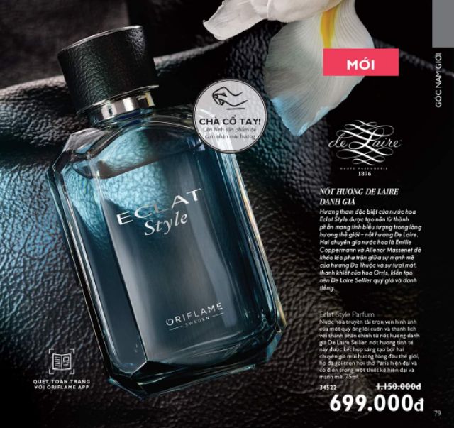 NƯỚC HOA Nam - ECLAT STYLE PARFUM.