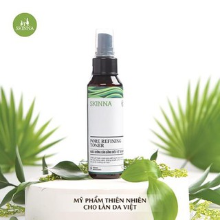 Nước Dưỡng Cân Bằng Giảm Bã Nhờn- Chiết Xuất Lá Ổi - Lá Trà Xanh - PORE REFINING TONER Skinna