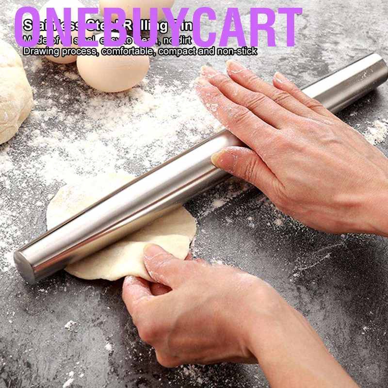 Cây Lăn Bột Chống Dính Bằng Thép Không Gỉ