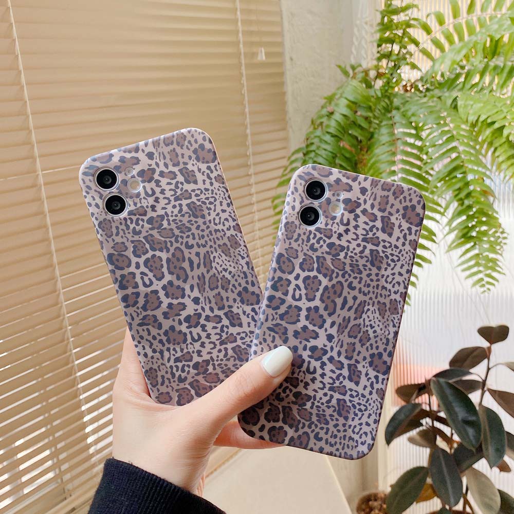 Leopard Phone Case For iPhone SE2 2020 11 Pro Max X XS XR Xs Max Funny Soft TPU Silicone Back Cover For iPhone 7 8 Plus Pink beach seawater phone case for iPhone 12 mini XS X XR 8 7 Plus art graffiti cases for iphone 12 11 Pro Max coque matte cover