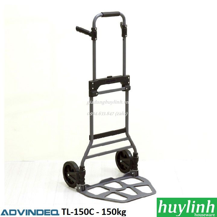 FREESHIP Xe đẩy hàng 2 bánh rút gọn Advindeq TL-150C - 150kg