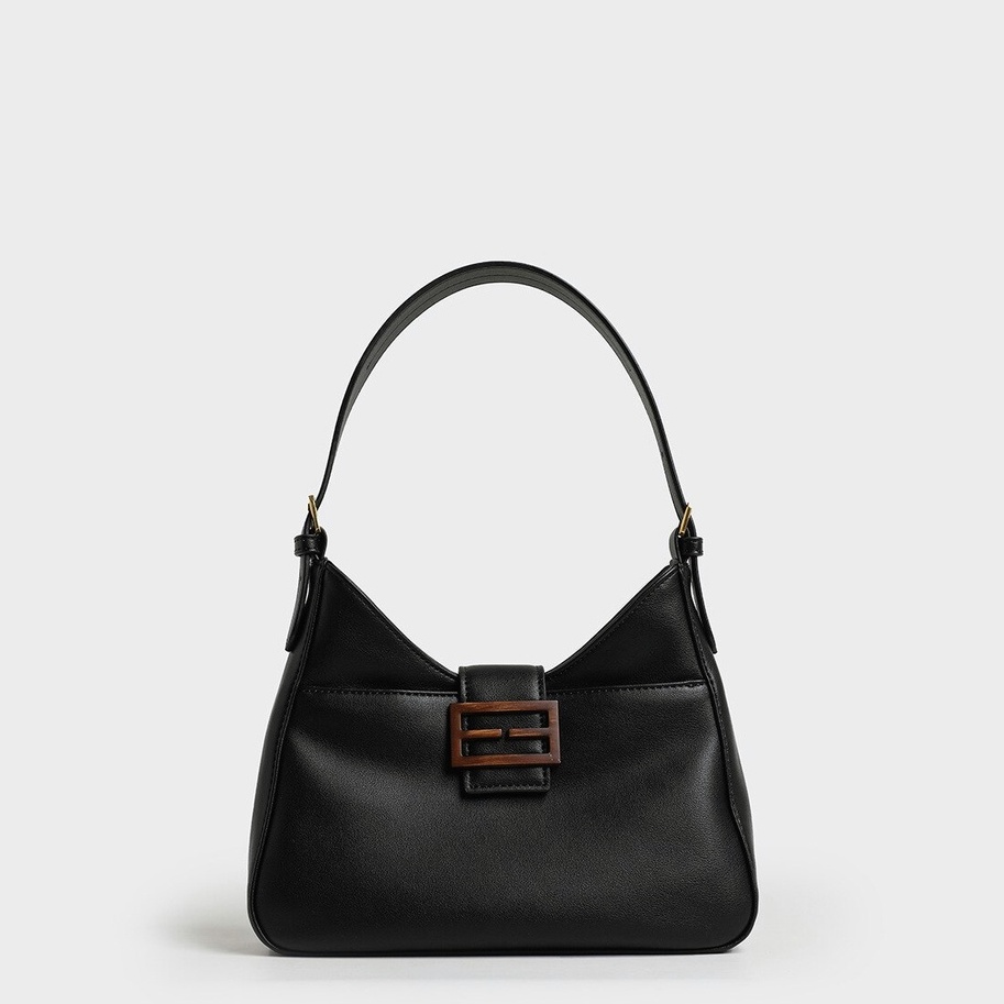Túi xách JASMIN NOIR hình vuông cỡ nhỏ bằng vải nhung thời trang cổ điển cho nữ