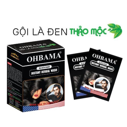 Nhuộm tóc Gội là đen Obama loại tốt Gói 20ml