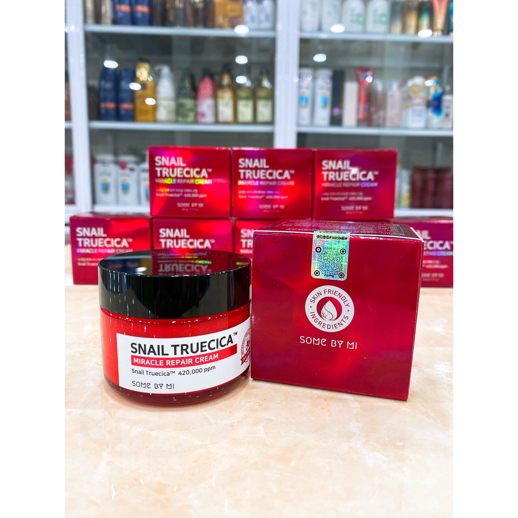 Kem Dưỡng Ốc Sên Phục Hồi Da Some By Mi Snail Truecica Miracle Repair Cream Hàn Quốc 60g