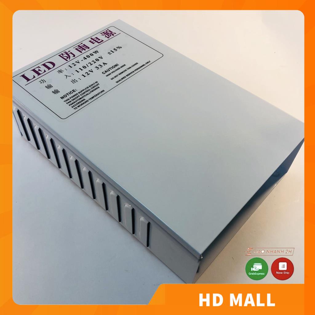 Nguồn 12V Ngoài trời 30a/33a/5a chống mưa có sơn tĩnh điện chuyên dụng cho Led Camera