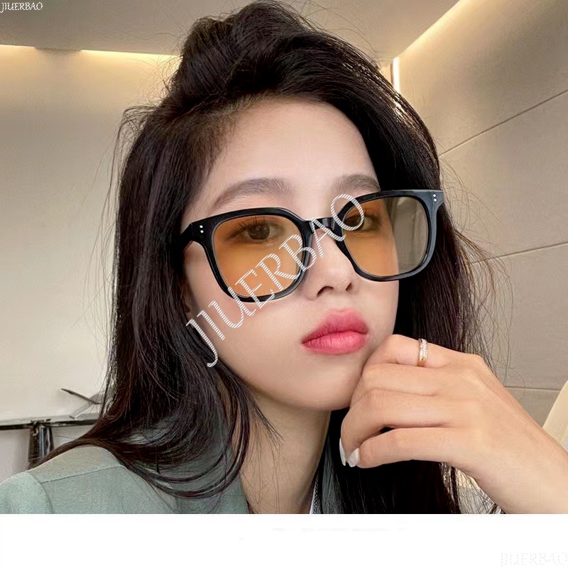 Kính Mát Gọng Nhựa Chống Tia UV Phong Cách Retro Thời Trang Cho Nữ
