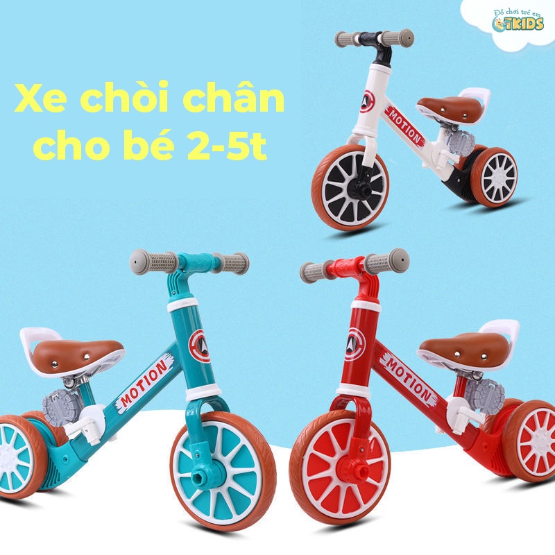 Xe chòi chân/Xe thăng bằng đa năng giúp bé vận động phát triển sức khỏe toàn diện