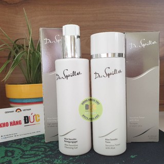 (Bill Đức) SỮA RỬA MẶT NƯỚC HOA HỒNG DA DẦU MỤN DR SPILLER ALOE SENSITIVE GEL 200ML