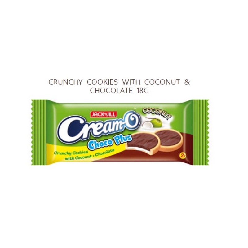 Bánh quy CREAM-O Thái Lan Choco Plus 24 gói 360g