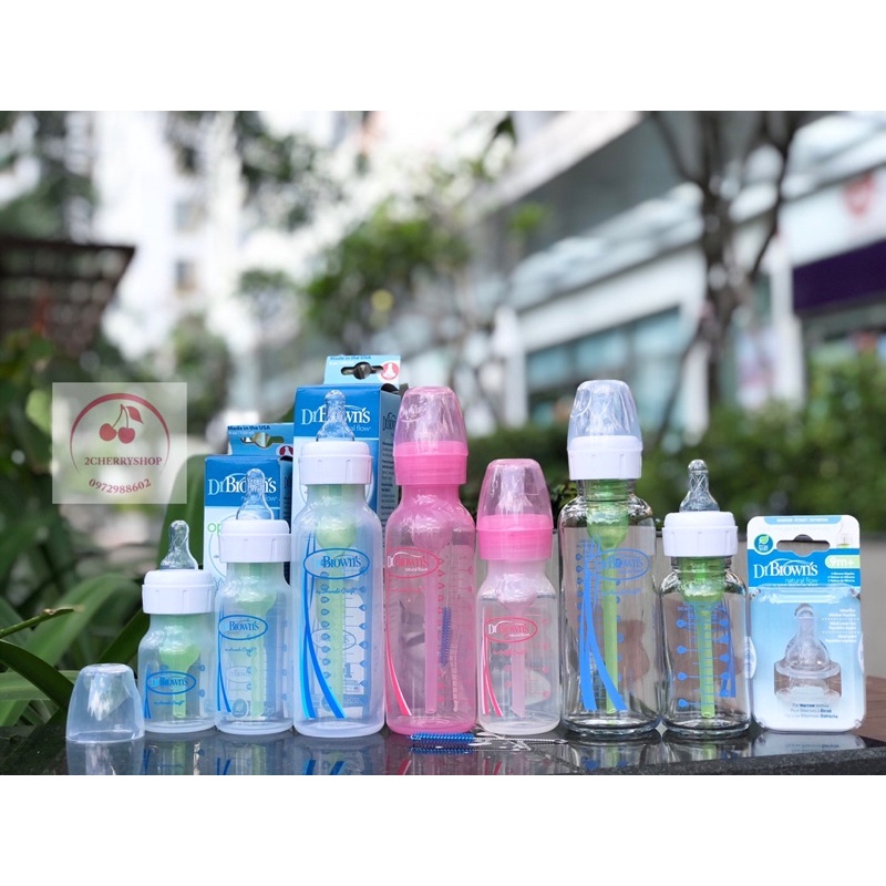 [Hot Deal]Ty bình sữa DR BROWN’s số 1 (0-3 tháng)