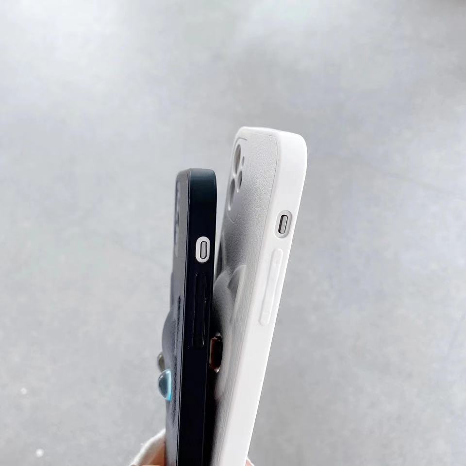 Ốp Lưng Silicone Hình Mèo 3d Dễ Thương Cho Oppo Vivo Huawei Xiaomi Iphone 11 Pro Max Xs Max X Xr 8 Plus 7 Plus 6 6s Plus 12 Mini Pro Max