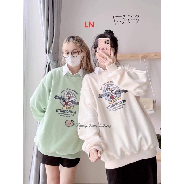 Áo nỉ bo vịt vòng tròn LN11