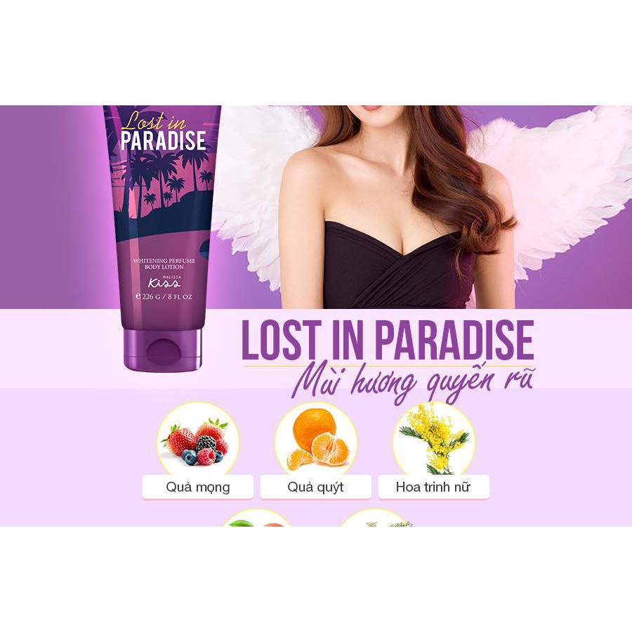 Dưỡng thể Hương Nước Hoa Malissa Kiss