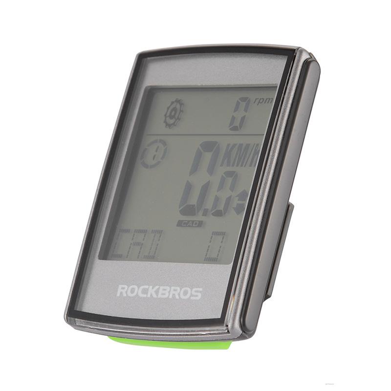 Rockbros Bicycle Waterproof Stopwatch Wireless Waterproof Bicycle Computer Cycling Speedometer hkdealextreme.vn