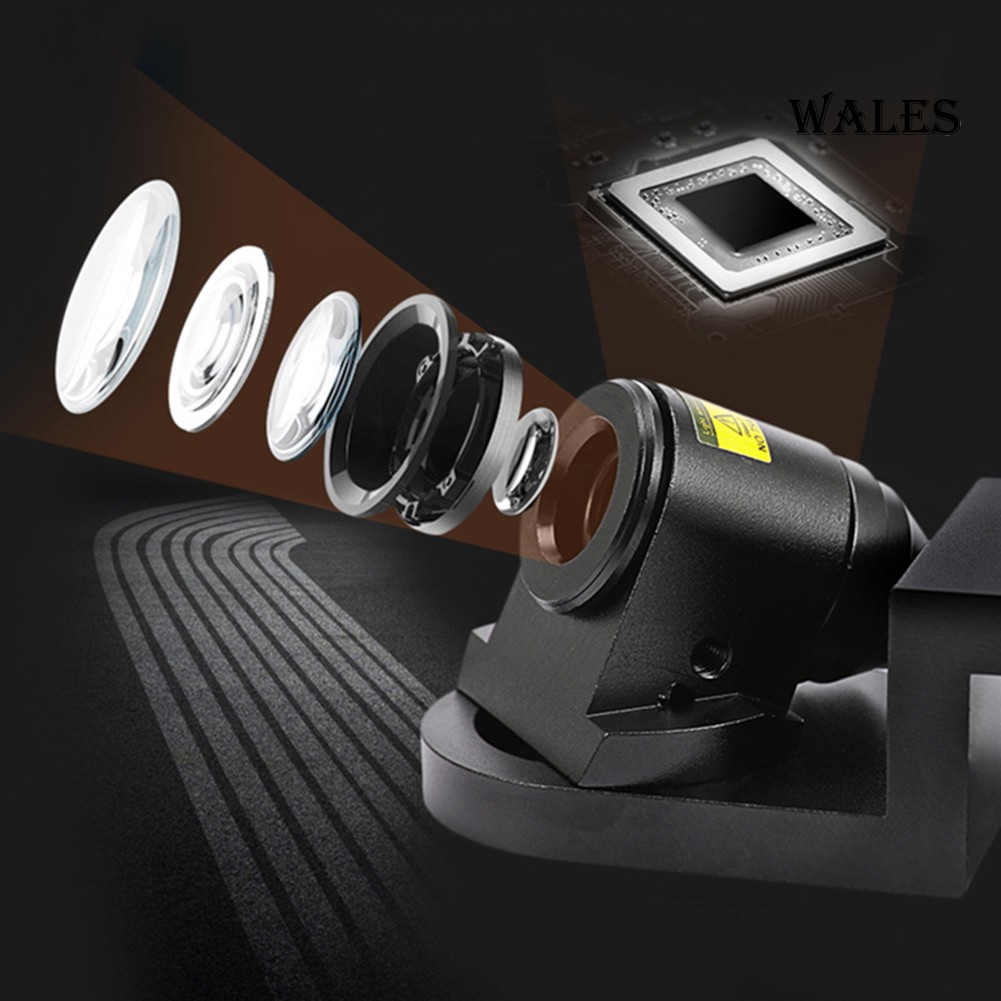 2 Bóng đèn LED chiếu hình cánh thiên thần dành cho xe hơi