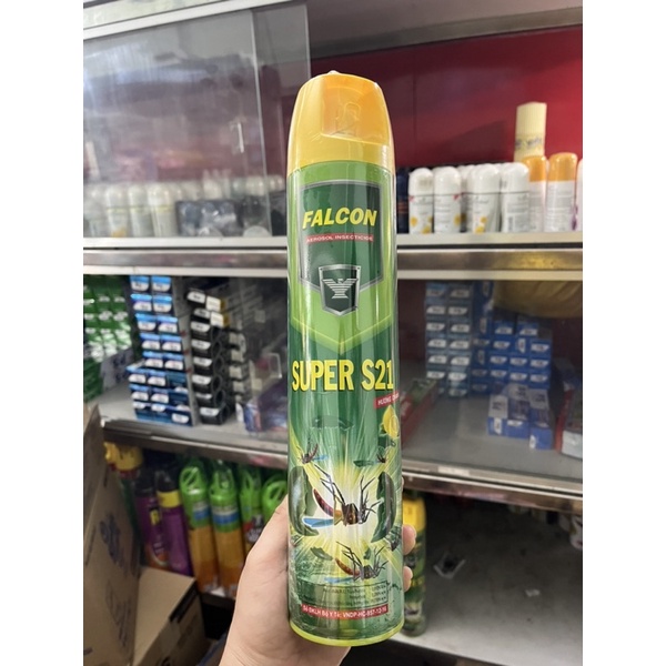 BÌNH XỊT MUỖI FALCON HƯƠNG CHANH 600ml