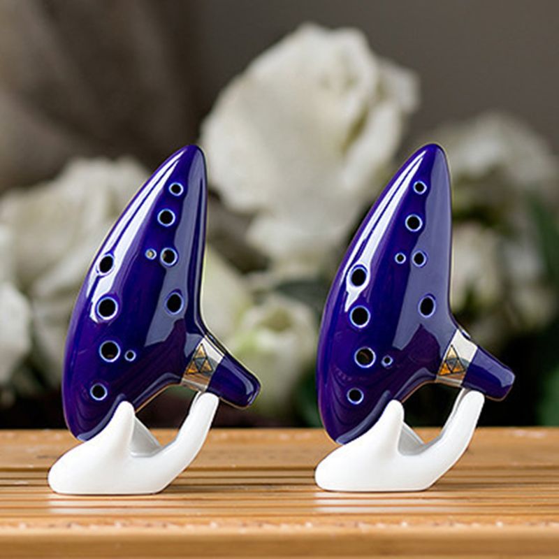 Sáo Ocarina Gốm 12 Lỗ Chuyên Dụng Cho Nhạc Cụ Thời Gian