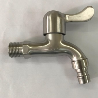 vòi hồ inox304 không gỉ, có mỏ, xả xô , sân vườn, máy giặt, tưới cây inox 304, vòi ren 21