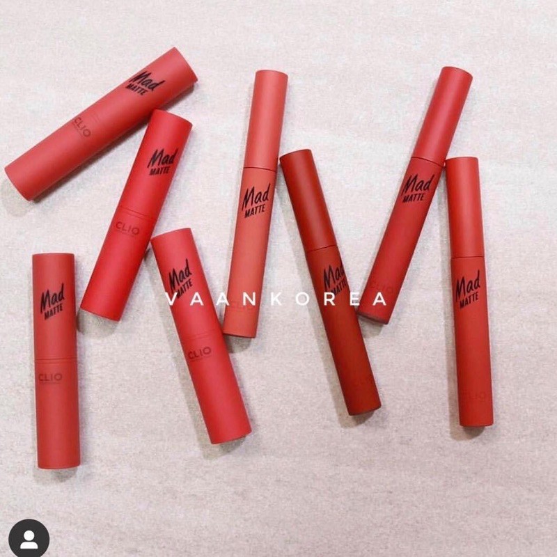 Son kem #Clio Mad Matte màu 09 Chili Brick