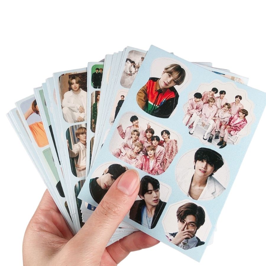 Hộp ảnh nhóm nhạc BTS và Twice 36 ảnh - ảnh thần tượng kpop dành cho fan KP