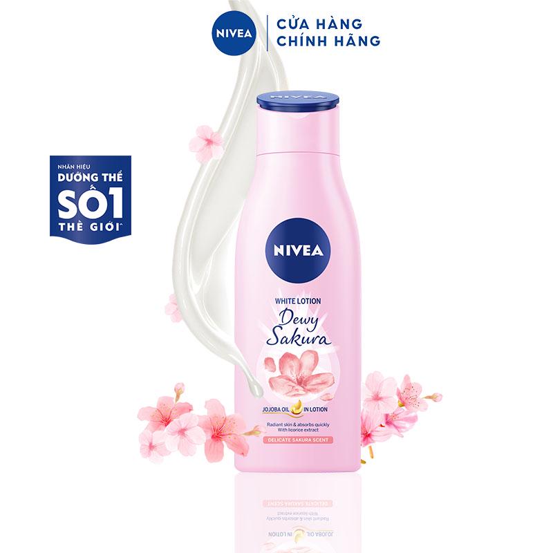 Sữa dưỡng thể dưỡng trắng da Nivea Dewy Sakura (200ml) 85701