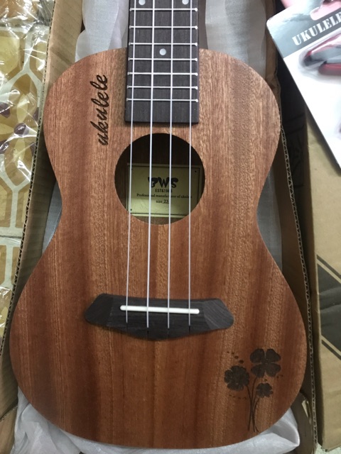 ĐÀN UKULELE CONCERT MAHOGANY CỎ BỐN LÁ