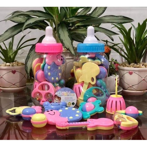 BÌNH TY BABY TOY XÚC XẮC 9 MÓN CHO BÉ