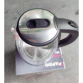 Bình đun siêu tốc thủy tinh Rapido RK1818