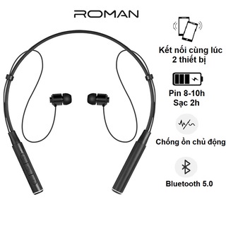 Tai nghe bluetooth thể thao nhét tai chính hãng Roman z6000s đã sử dụng