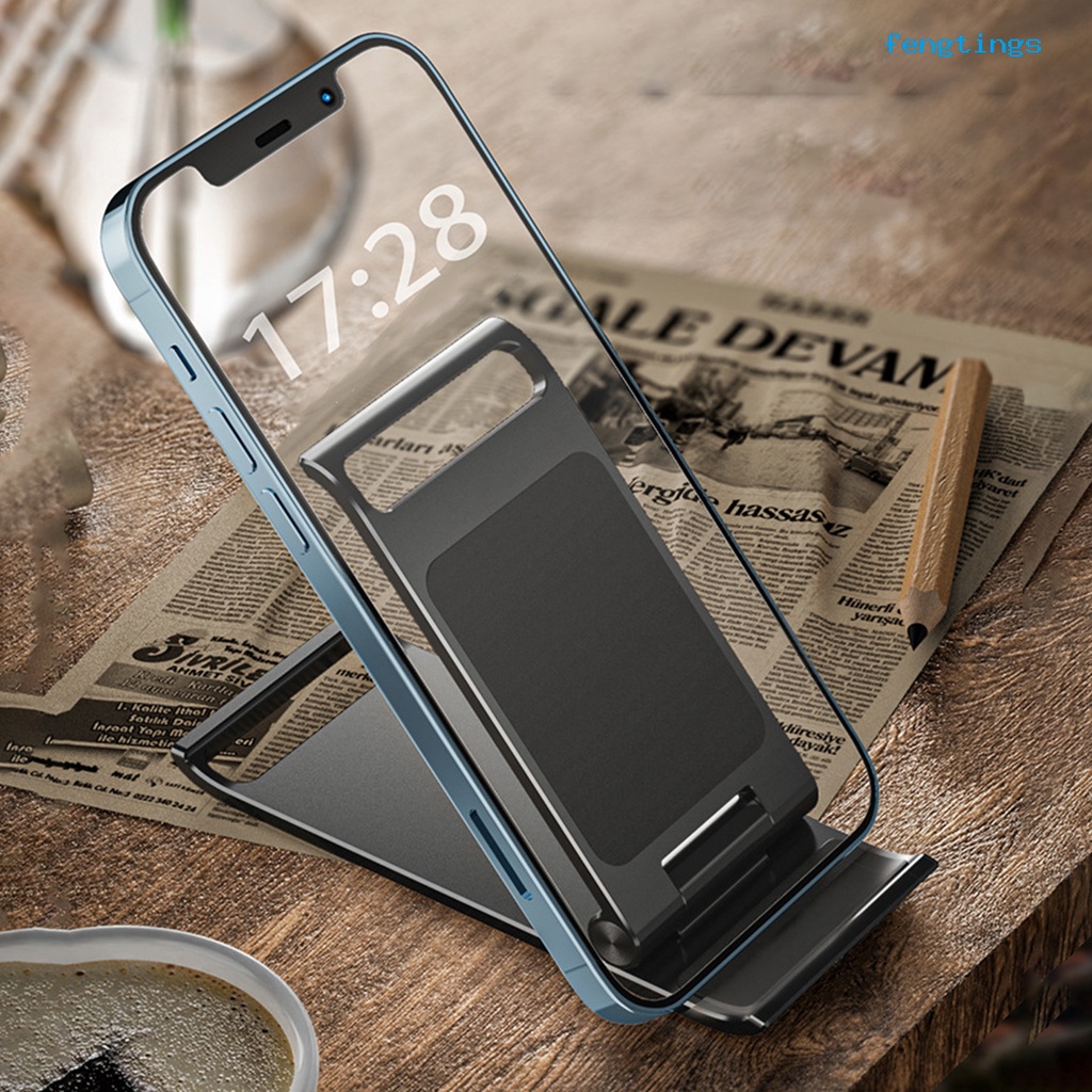 Giá Đỡ Điện Thoại/Máy Tính Bảng Siêu Mỏng Có Thể Gập Lại Tiện Dụng Cho Gia Đình f1