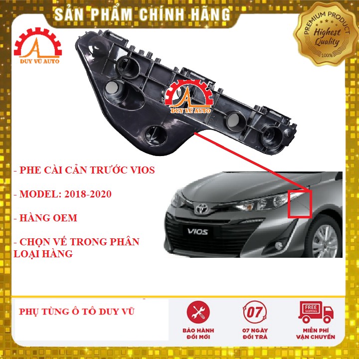 PHE CÀI BA ĐỜ XỐC TRƯỚC TOYOTA VIOS 2018-2021