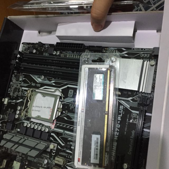 Mainboard asus h270 plus + cpu g3930