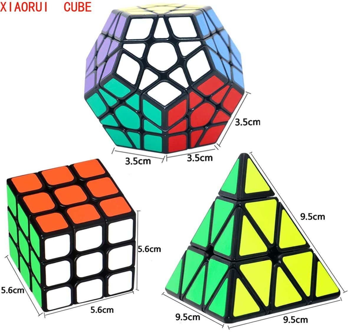 Set 3 Khối Rubik 3x3 Đồ Chơi Cho Bé Và Người Lớn
