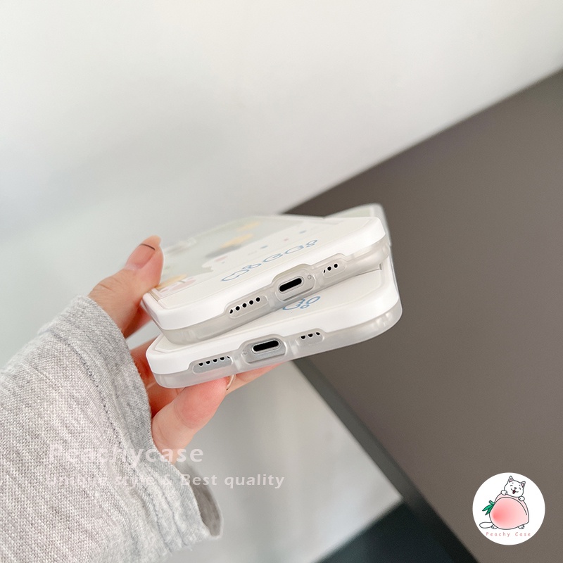 Ốp Điện Thoại TPU Mềm Họa Tiết Gấu/Hoa Dễ Thương Có Giá Đỡ Gấp Gọn Cho iPhone 13 12 Pro Max 11 Xr Xs Max X