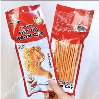 10 Gói Snack Đùi Gà Thơm Cay ❤️ FREESHIP ❤️ Đùi Gà Thơm Ngon Vị Cay Nhẹ