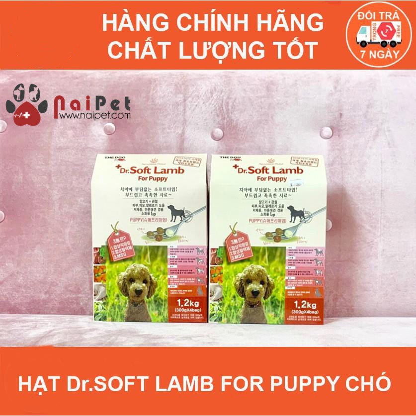 Thức Ăn Hạt Mềm Cho Chó Con Vị Cừu Dr.Soft Lamb For Puppy Hộp 1.2kg
